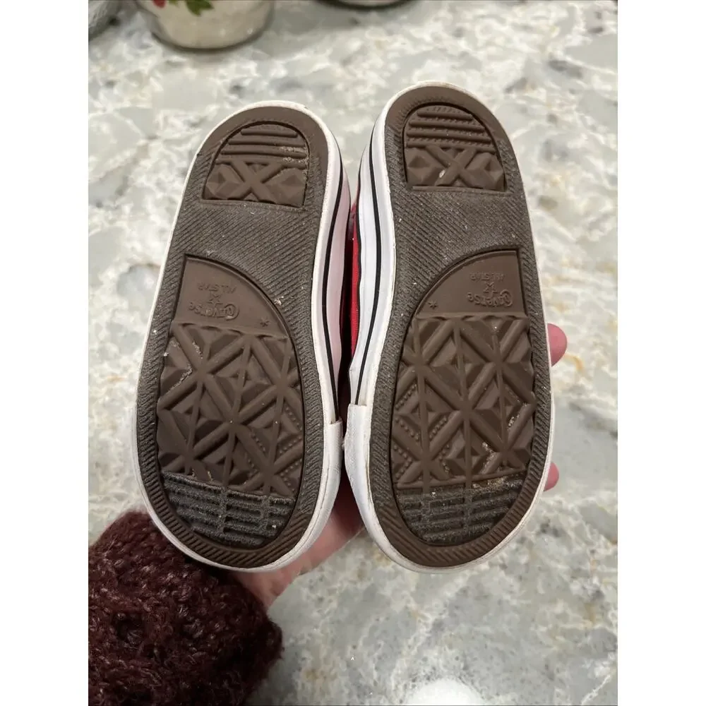 Converse Kids Chuck Taylor All Star High Top Shoes Red Size 7 Unisex Classic Kid